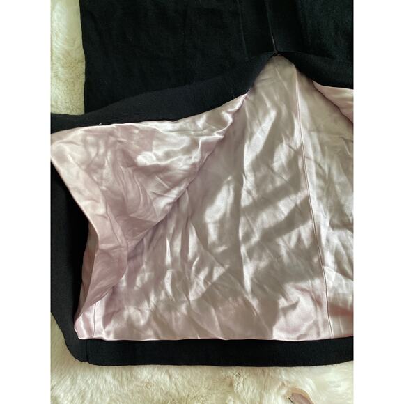 IISLI New York Womens Black Wool Silk Long Tunic Vest Sleeveless Cardigan Sz S - Picture 6 of 11